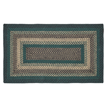 Pine Grove Jute Braided Rug Rect. with Rug Pad 27